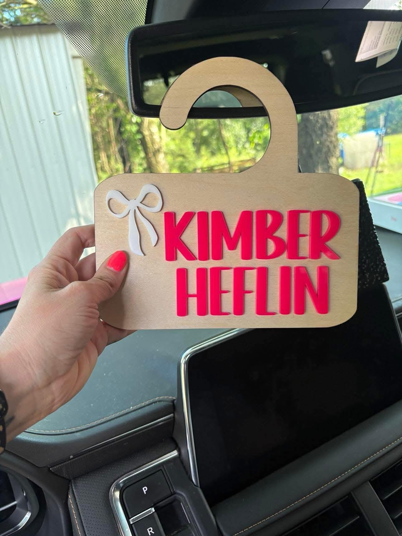 Car Line Name Hanger