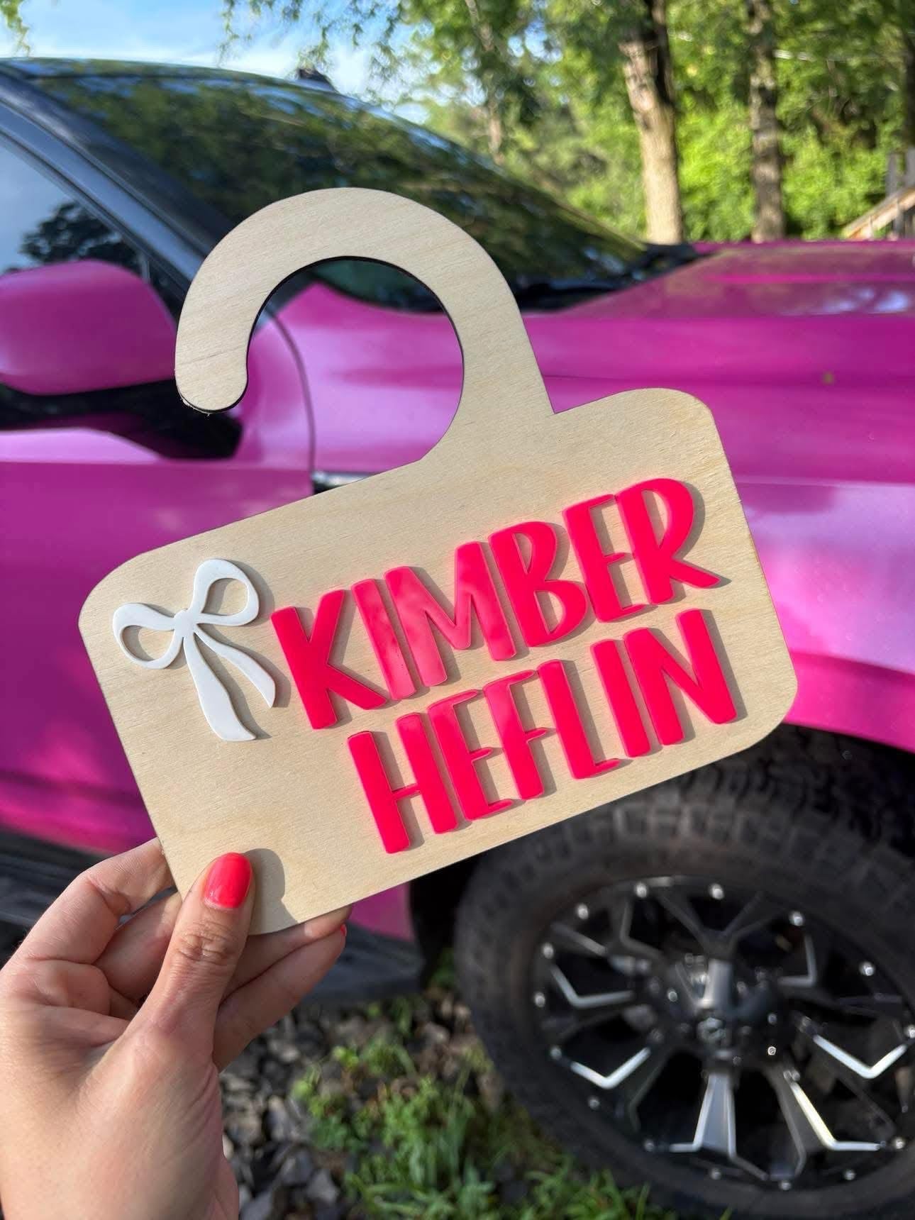 Car Line Name Hanger