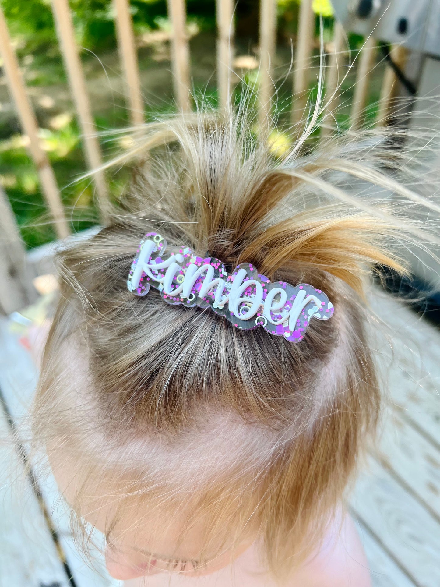 Personalized Hair Clip