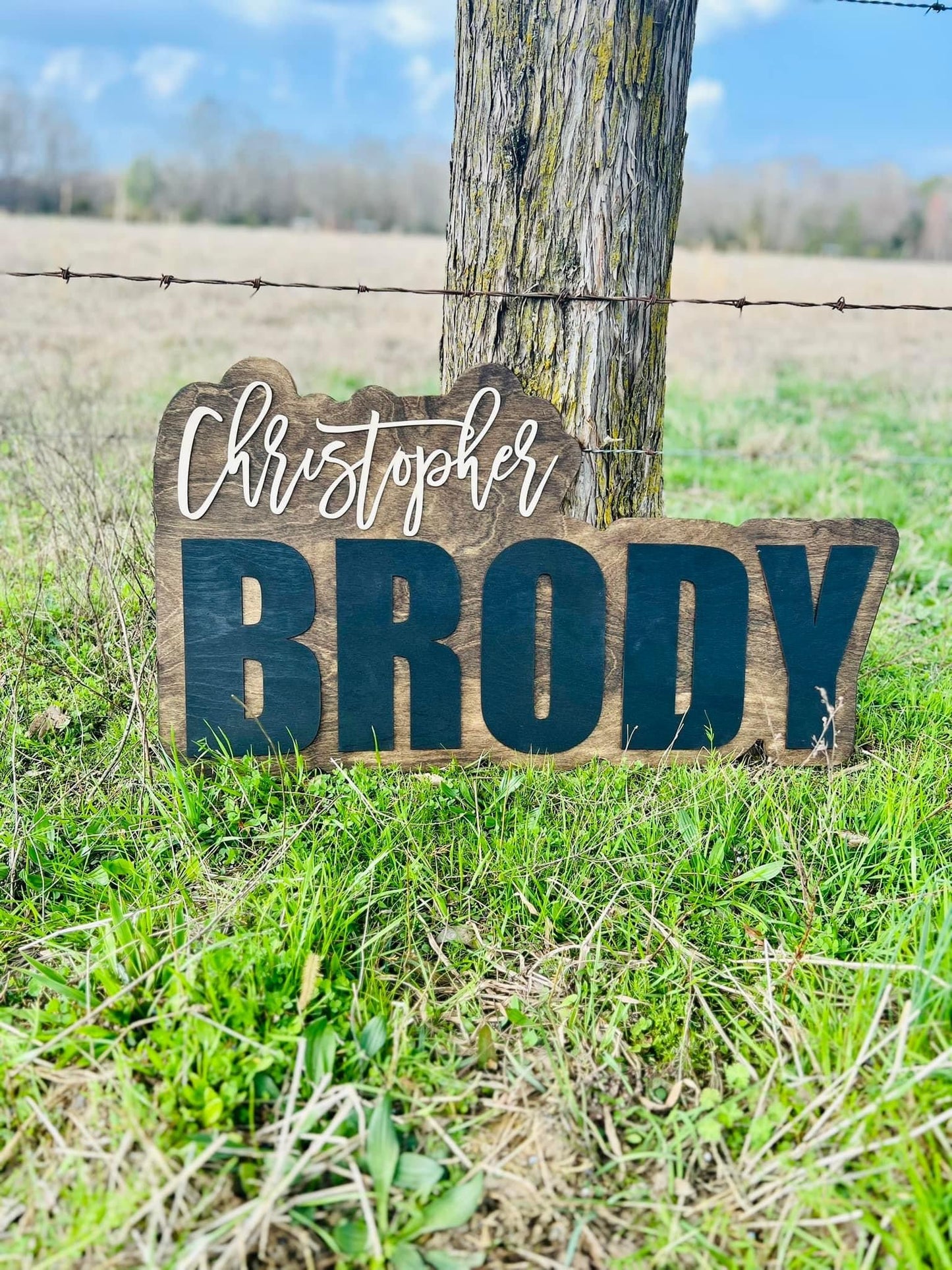 Custom Name Wood Signs