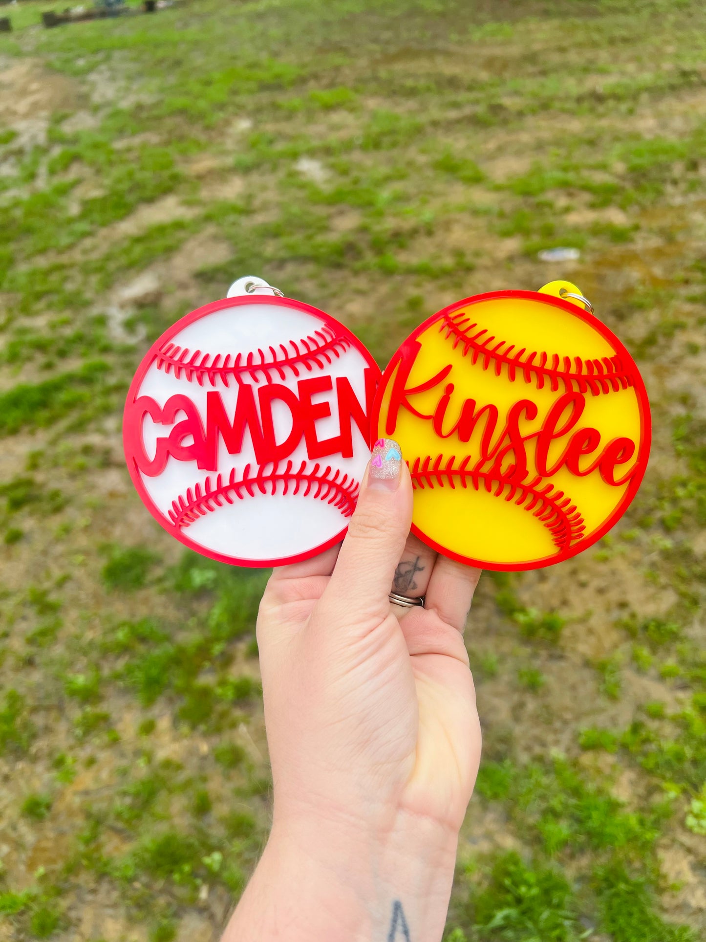 Baseball/softball bag tag
