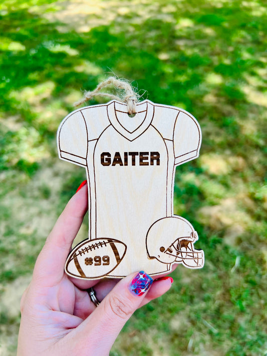 Personalized Sport Jersey Ornament