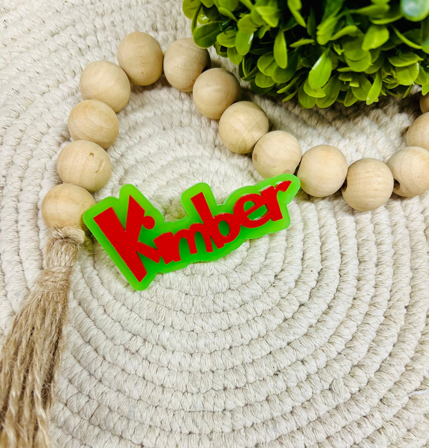 Personalized Green guy Hair Clip