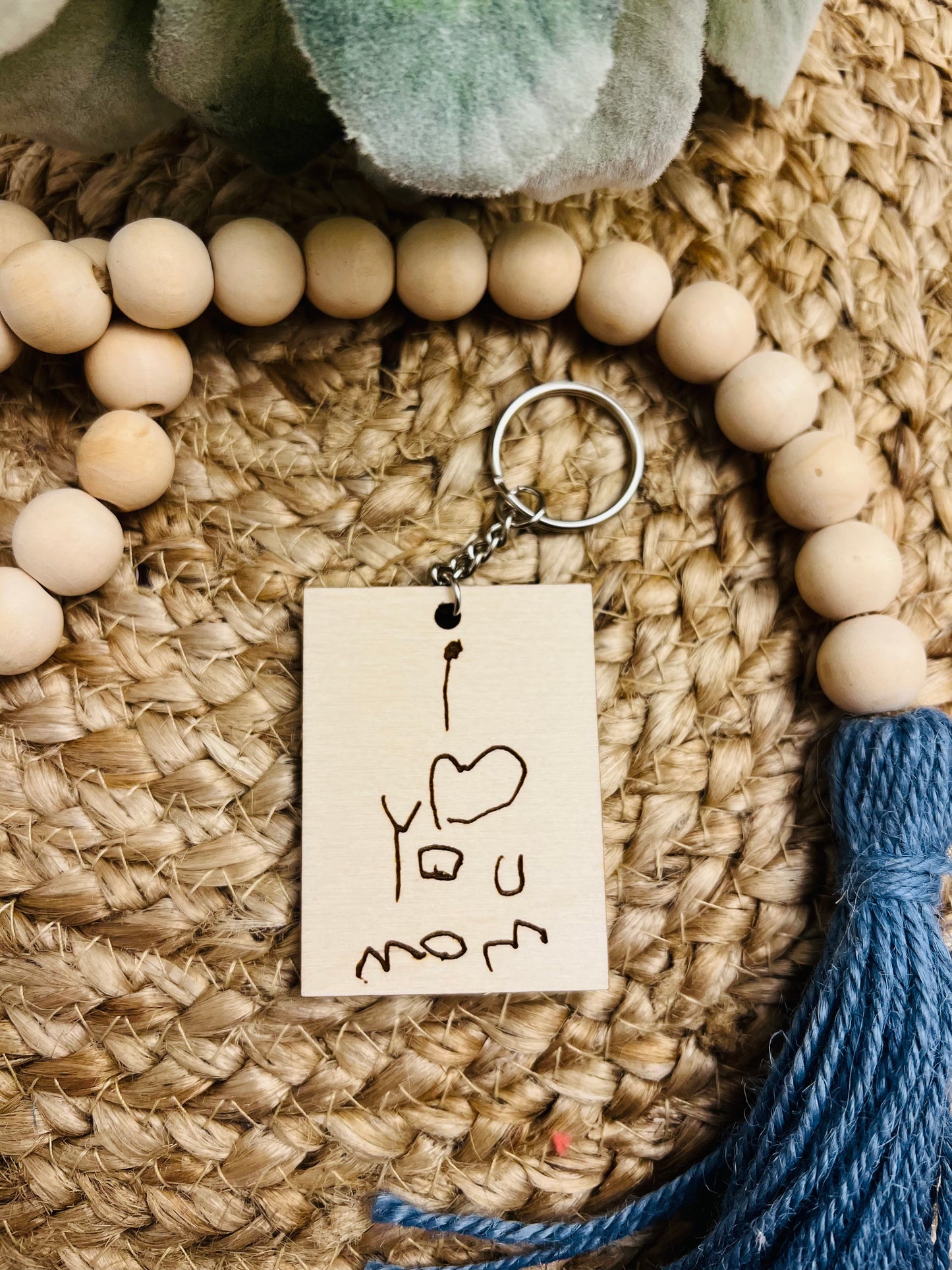 Hand Written Keychain