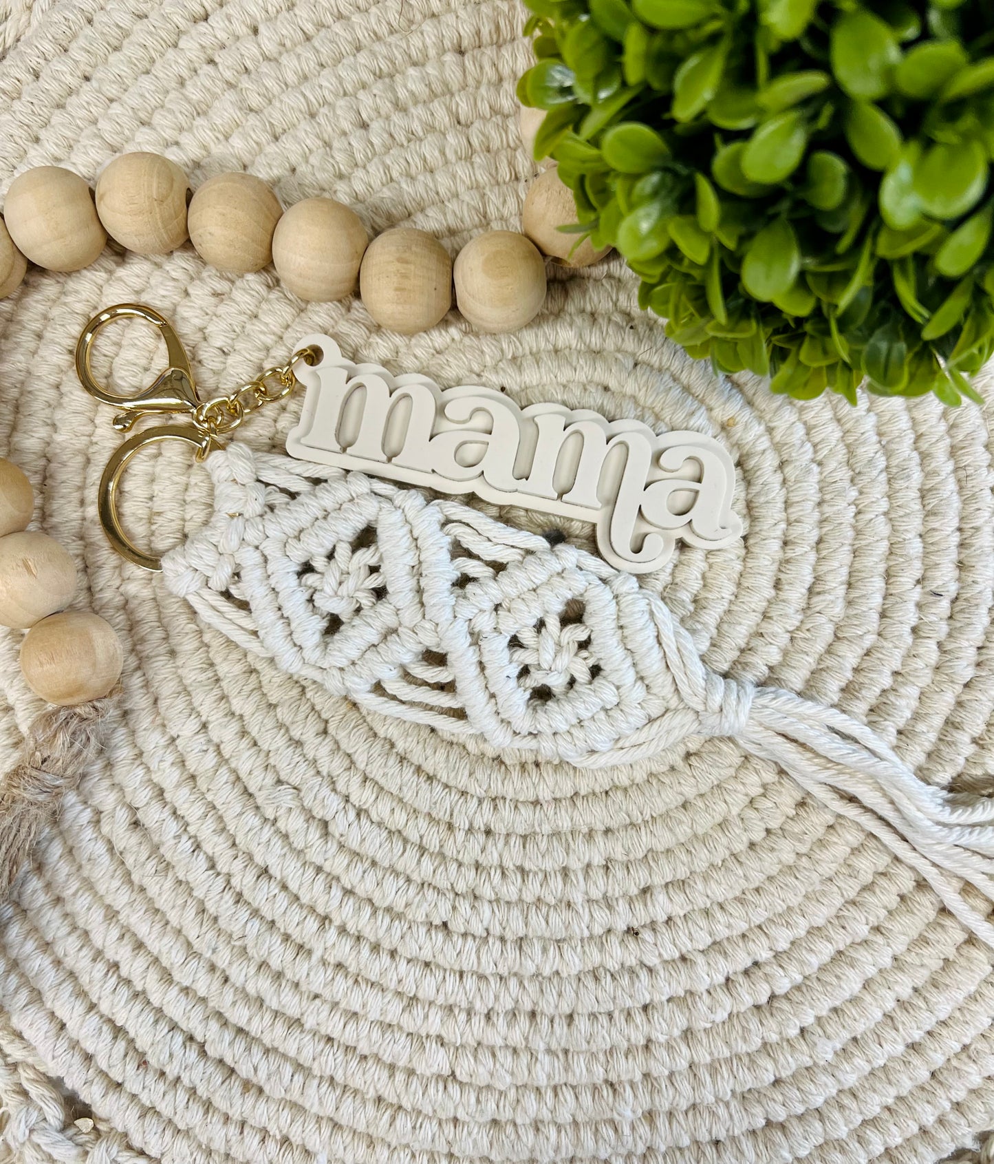 Custom Macrame Keychain