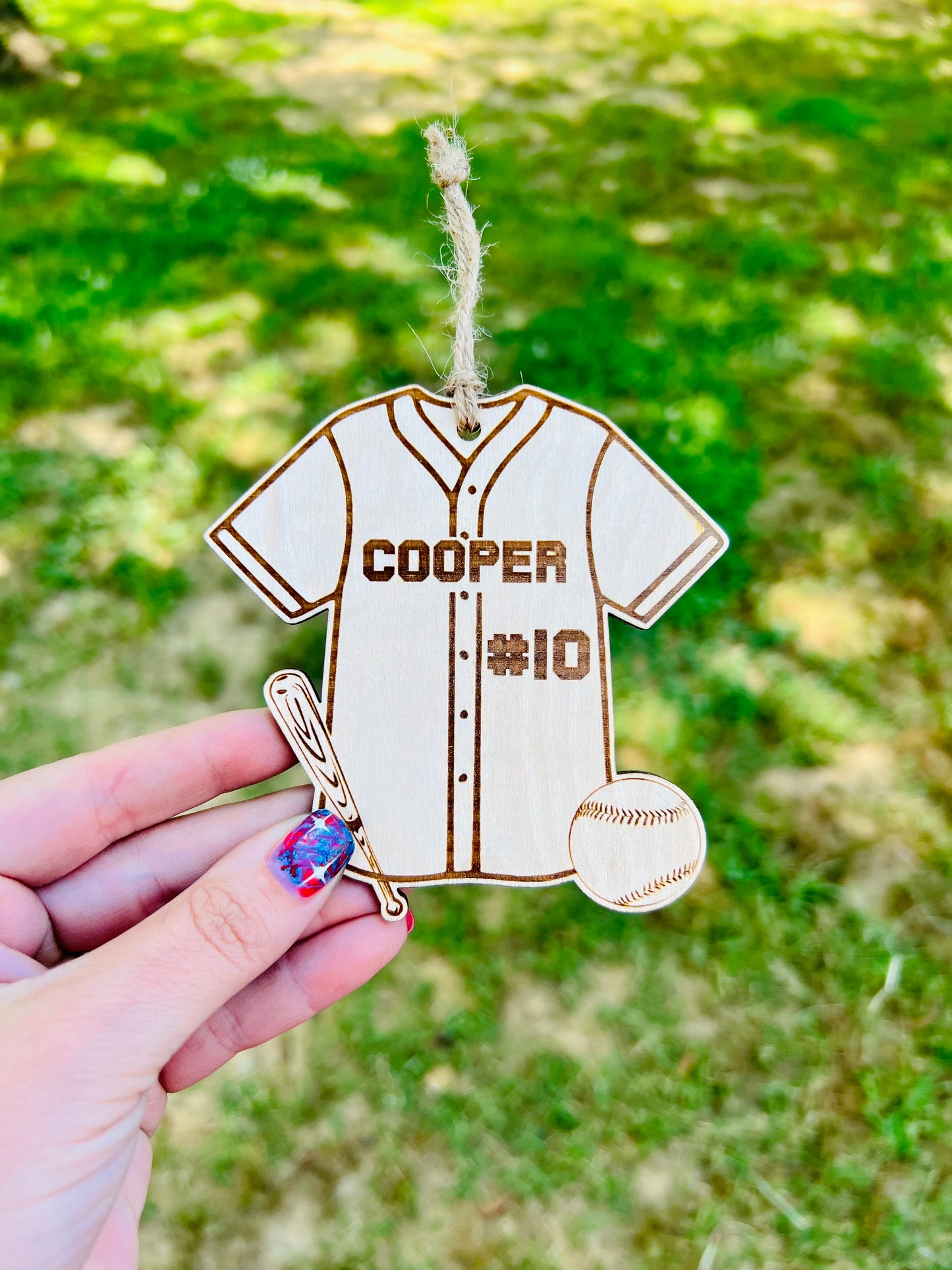 Personalized Sport Jersey Ornament