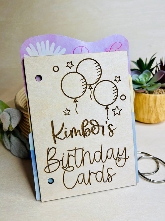 Birthday Card Holder
