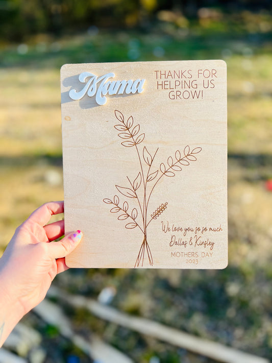 _____ thanks for helping us grow