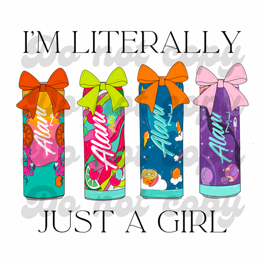 Girly drink png set
