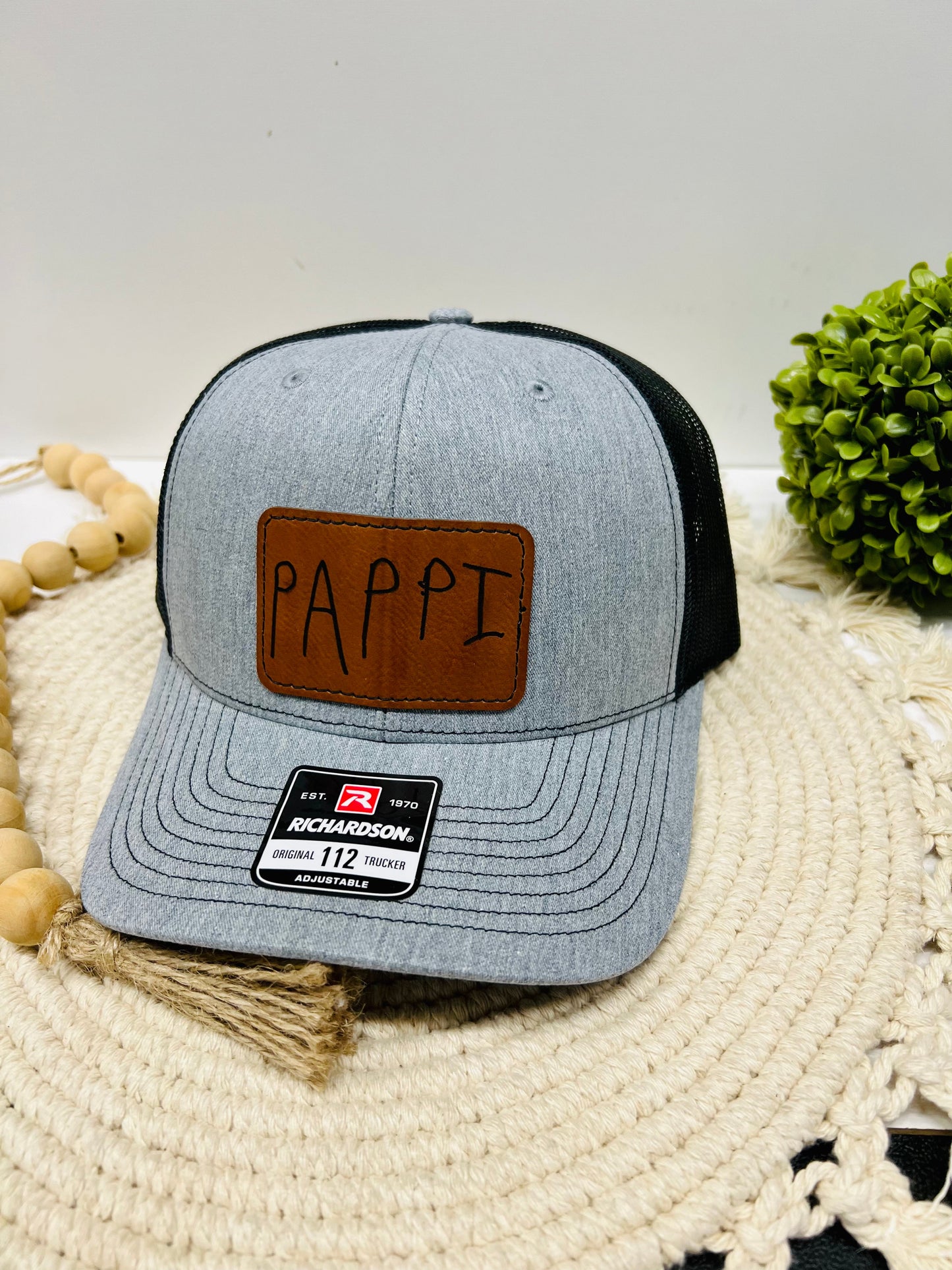 Hand Written Name Hat Patch ONLY