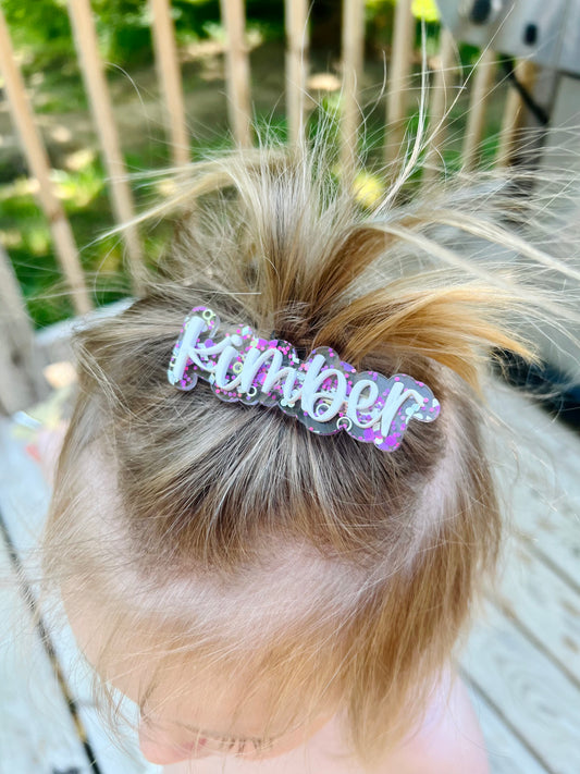 Personalized Hair Clip