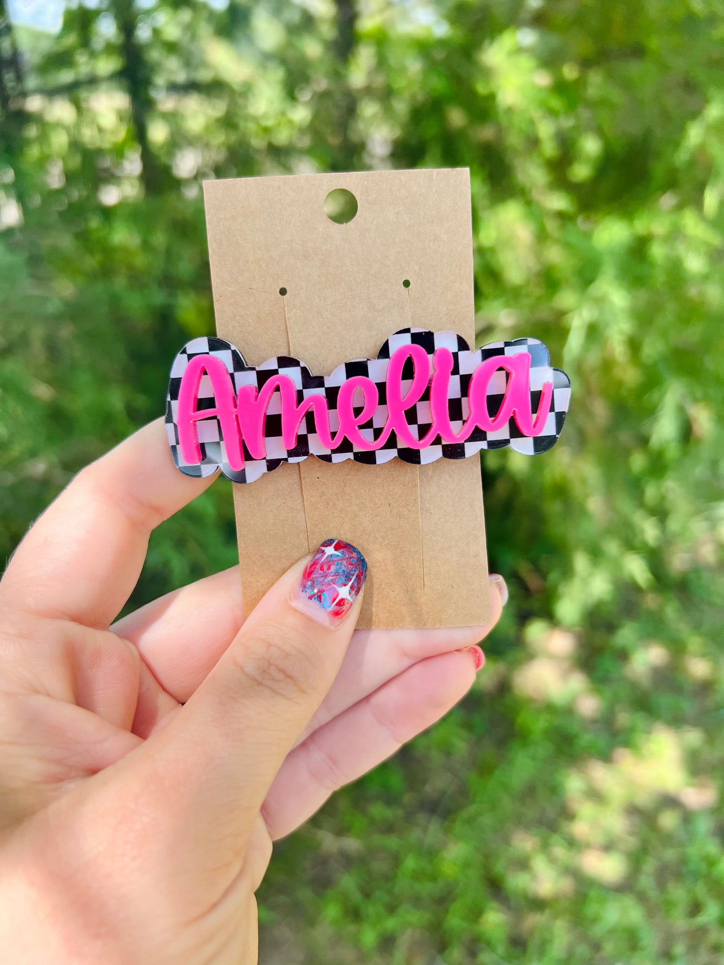 Personalized Hair Clip