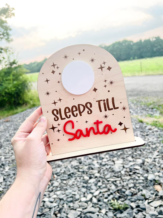 Sleeps till santa stand