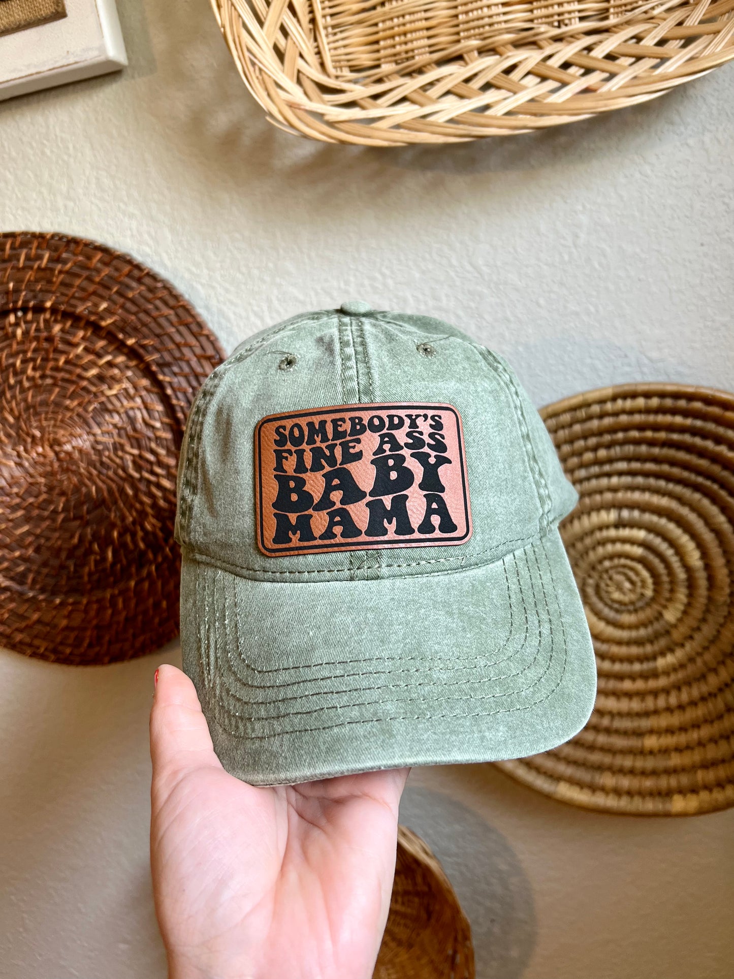 Mineral wash women’s hat