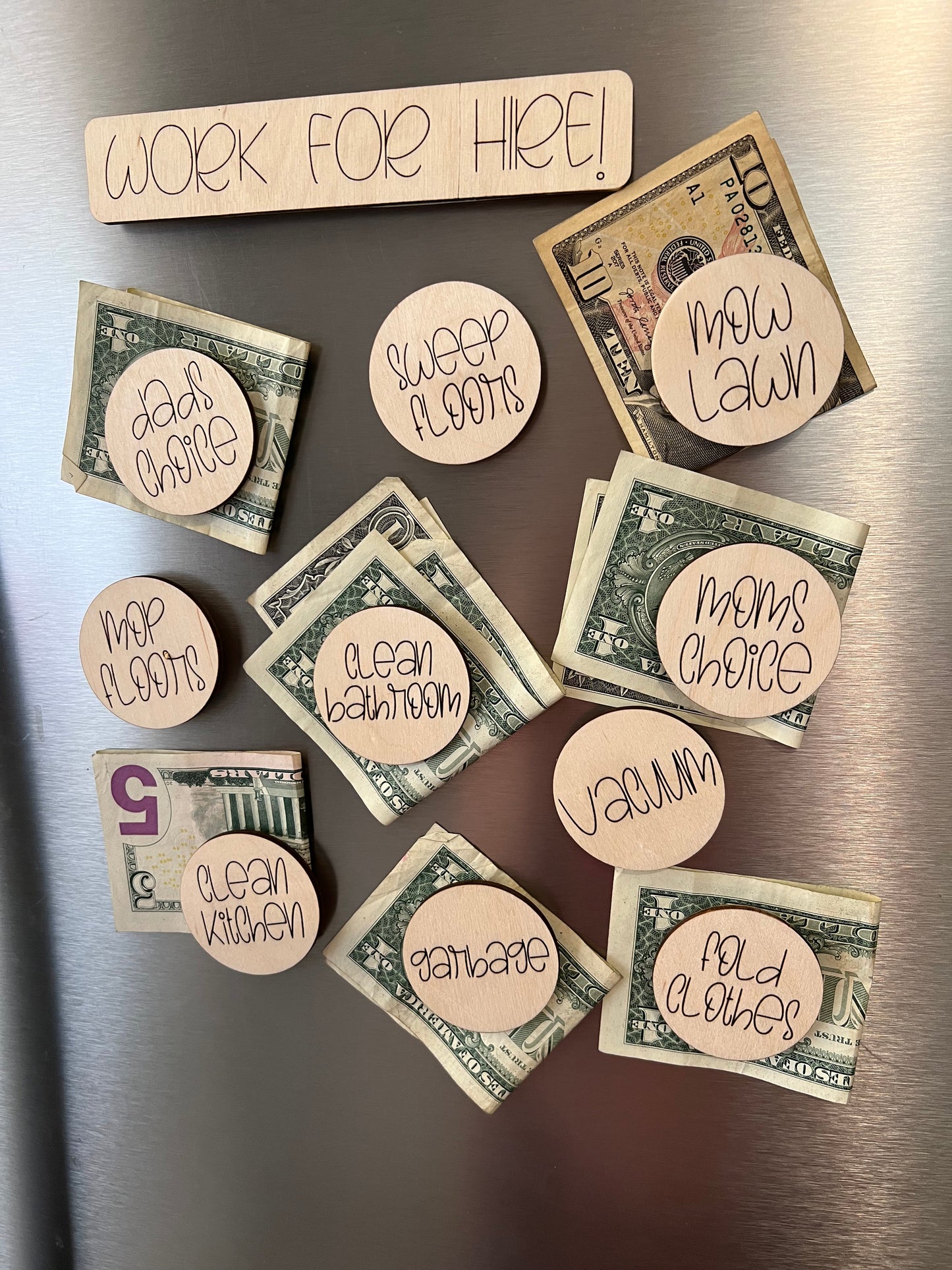 Chore magnet set