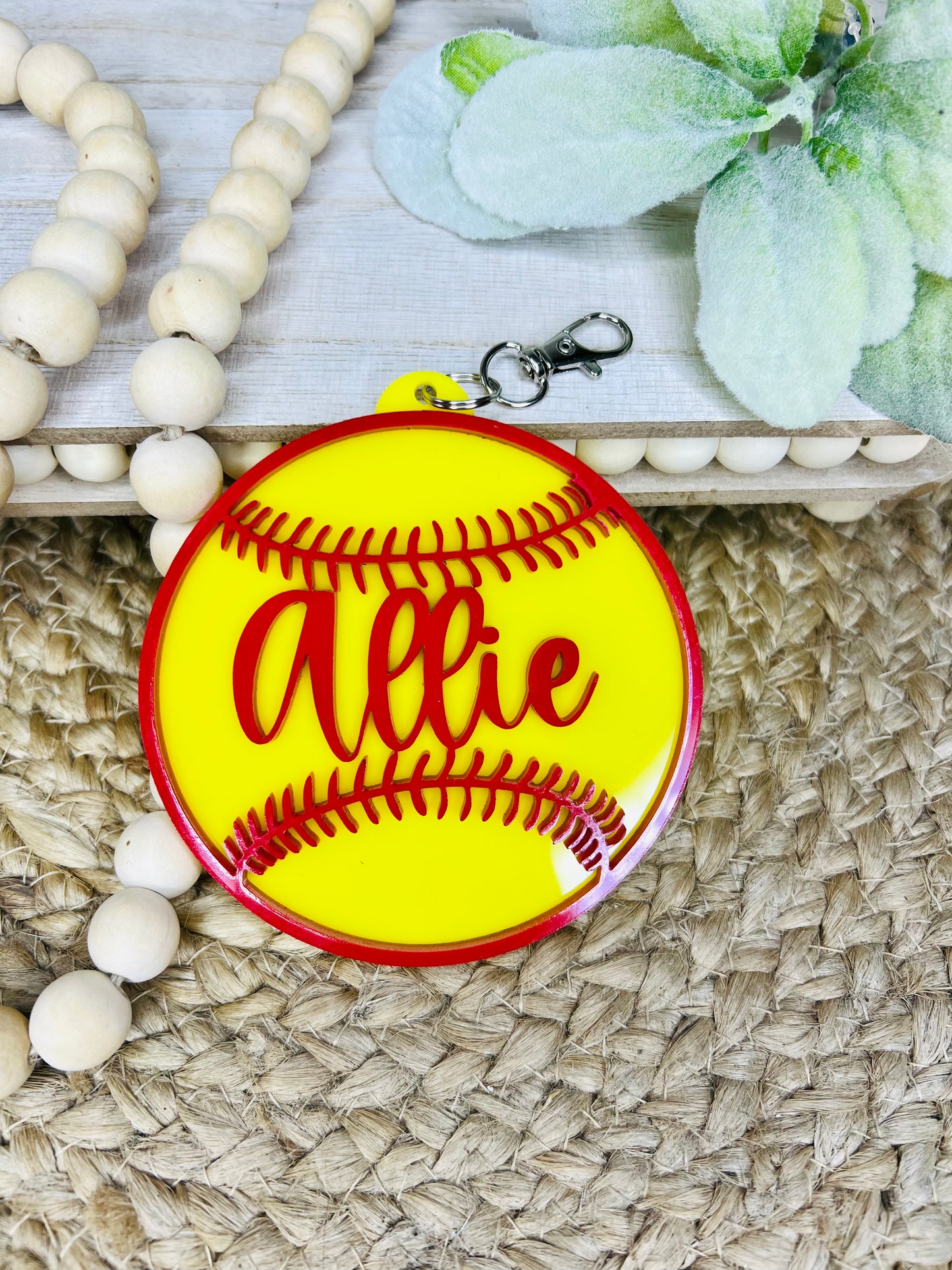 Baseball/softball bag tag