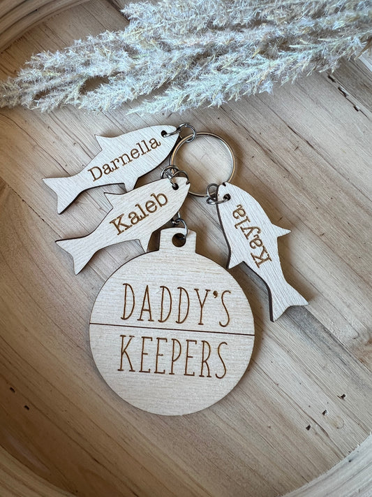 Daddy’s keepers bobber Keychain