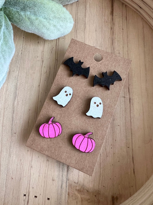 Halloween Studs- set of 3 earrings