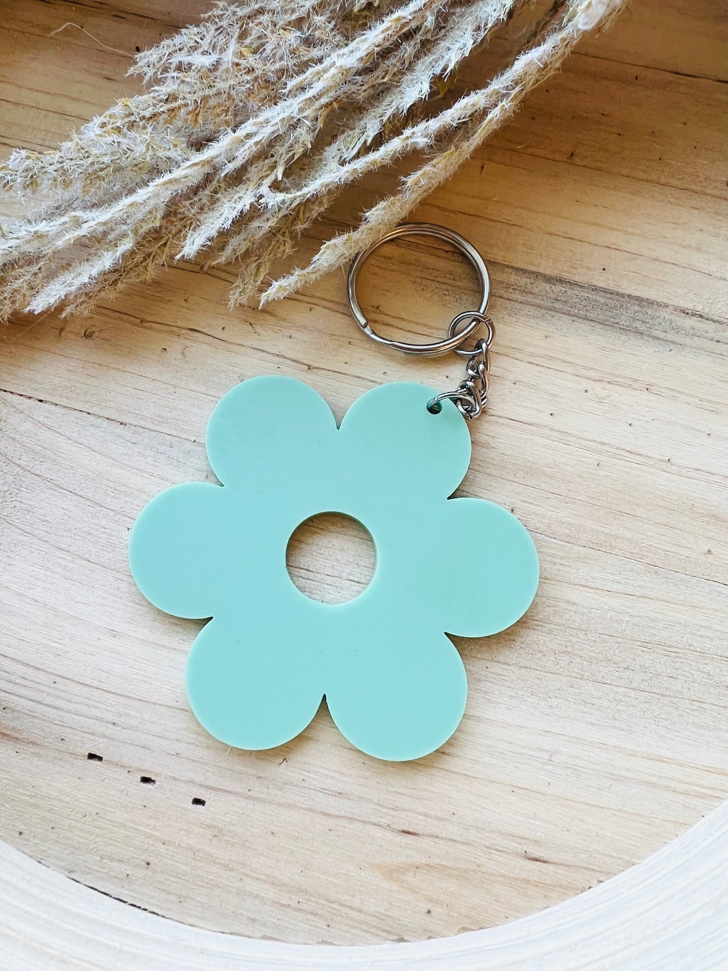 Retro Flower Keychain